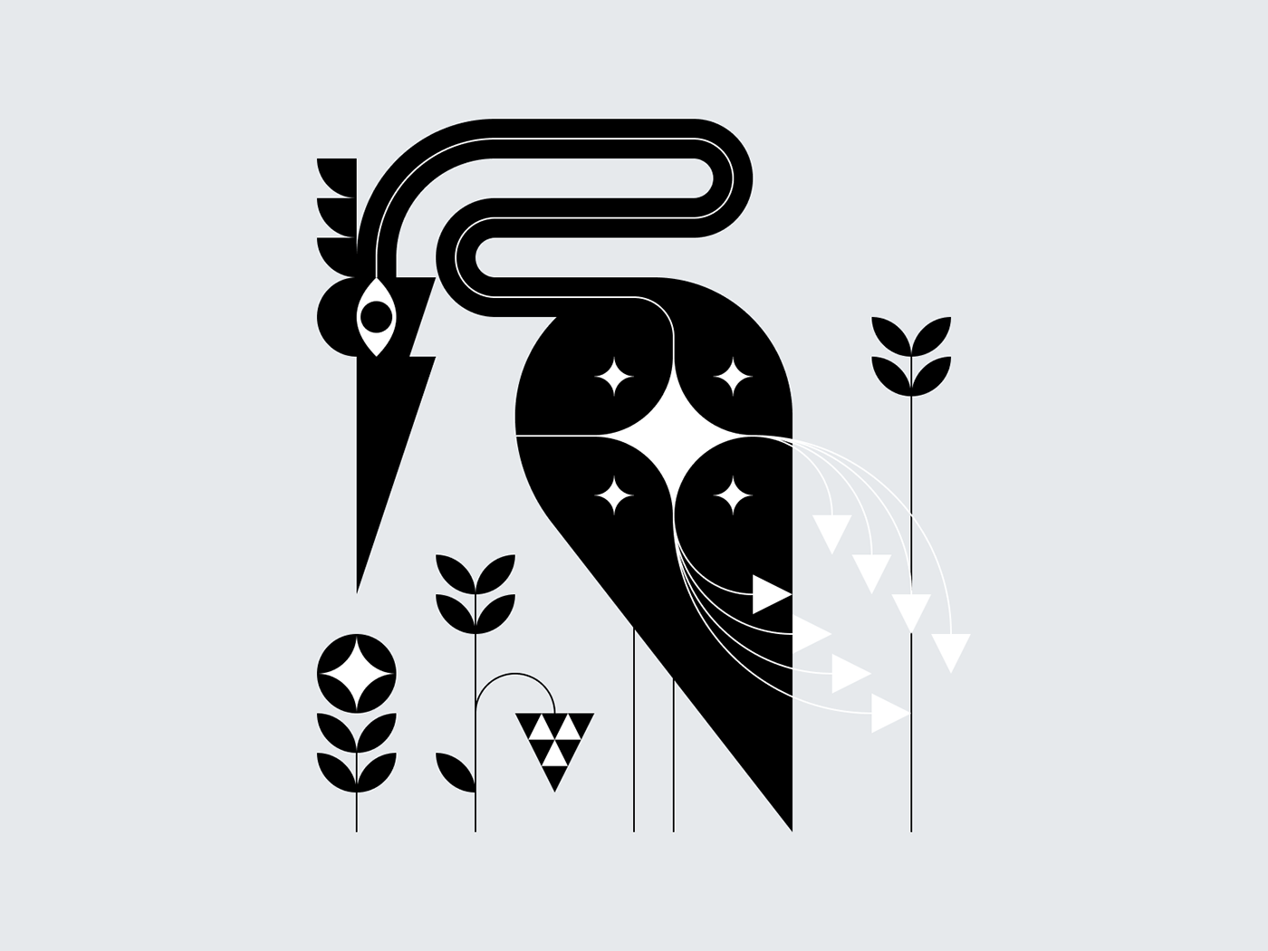 animal illustration animals black and white digital illustration graphics logofolio Nature symbol vector