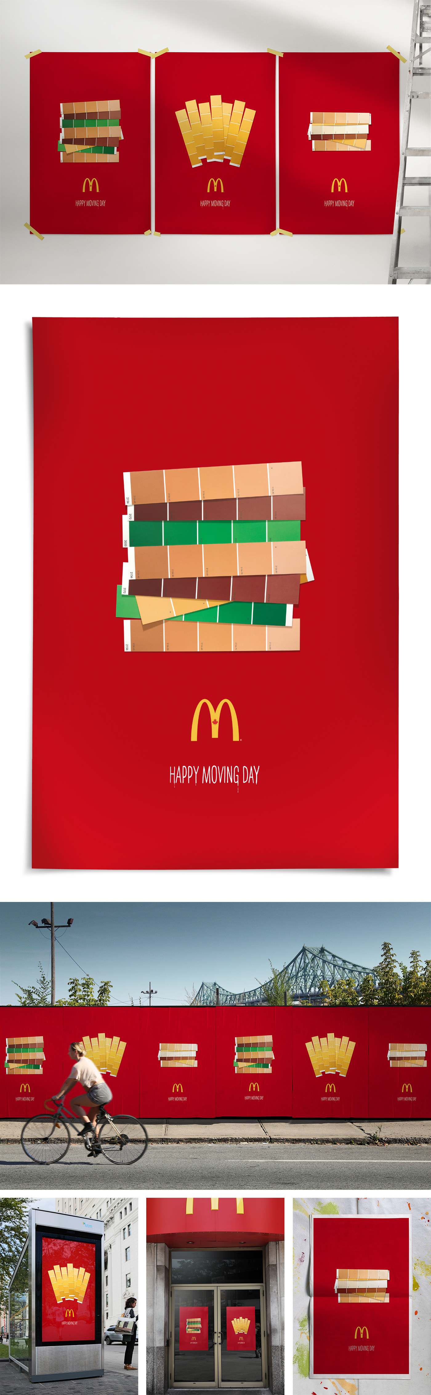 Advertising  mcdonald's moving day  ILLUSTRATION  Luzer's archive Archive