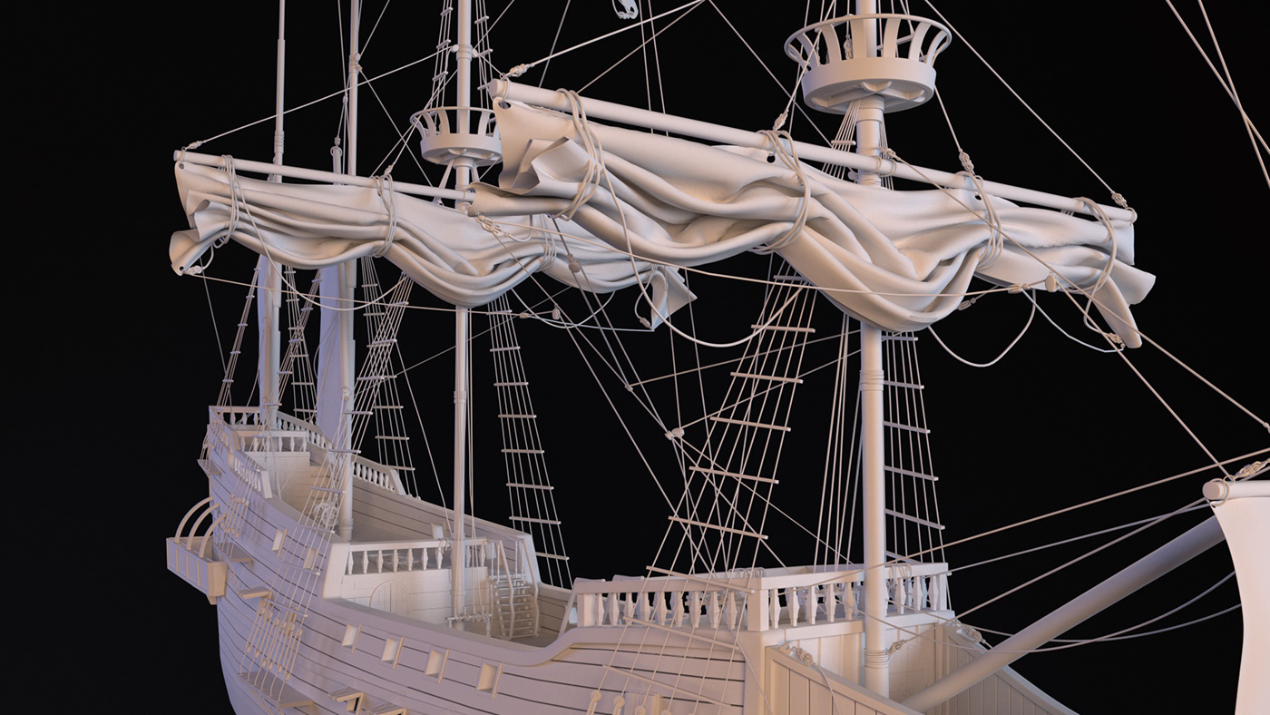 3D 3dmodeling galleon pirate