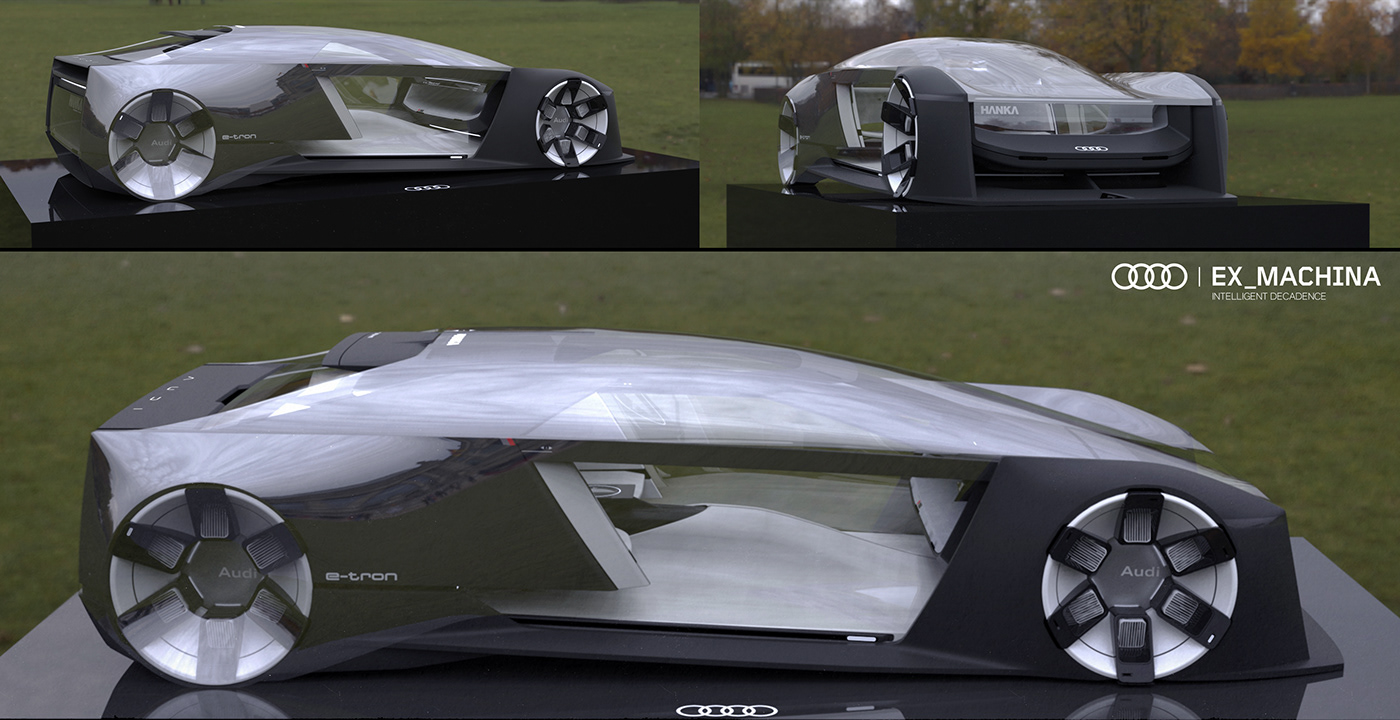Audi exmachina concept car design CG art artist future animation 