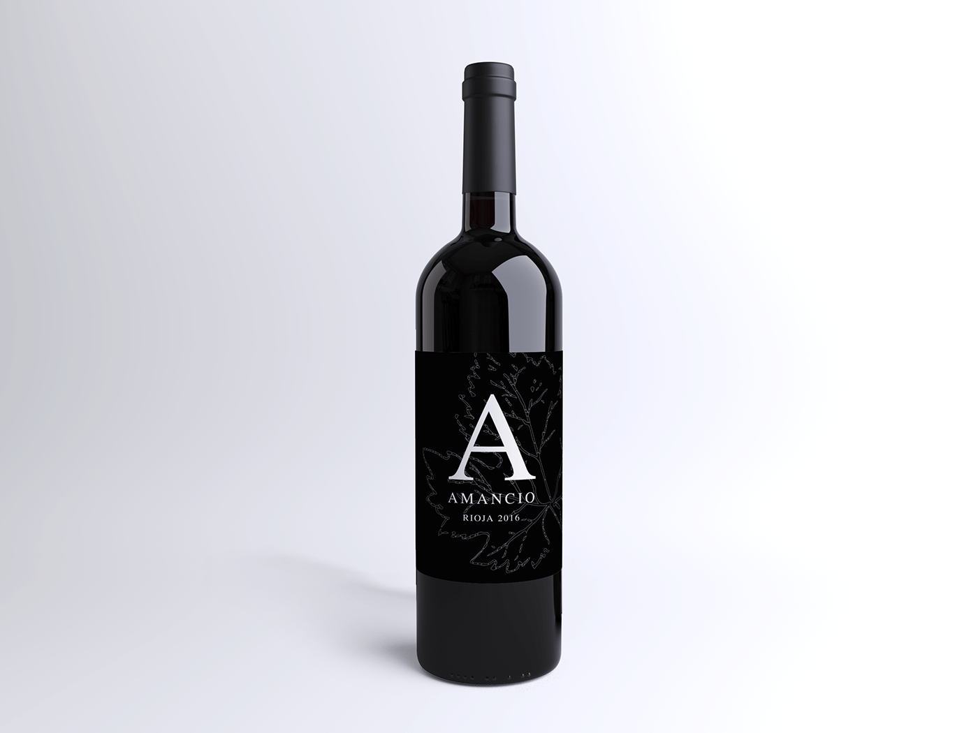 wine bottle sierracantabria AMANCIO rioja LaRioja Pack design brand logo Eguren