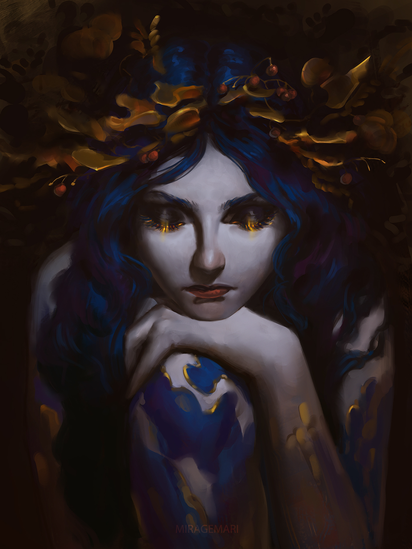 Navka spirit fantasy mythology ukrainian girl