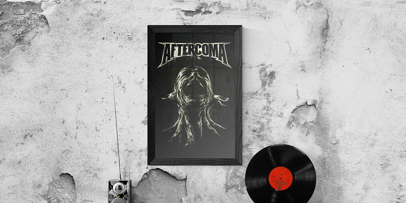 aftercoma merchandise graphic t-shirt heavy metal t-shirt tee