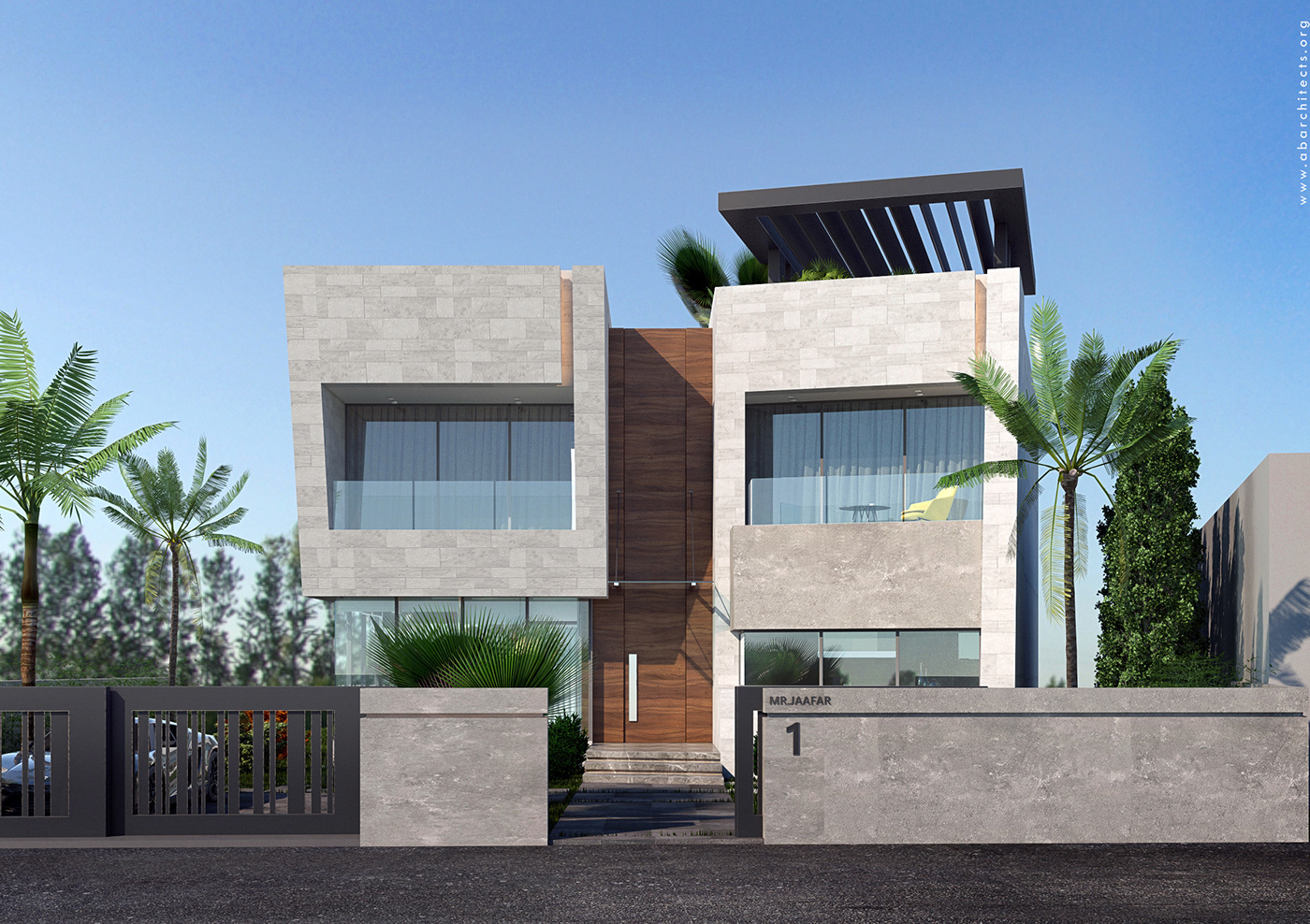 3dsmax architecture archviz concept design exterior home house modern Residencial