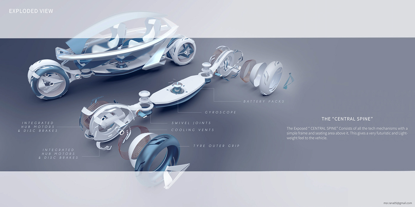 automotive   Alias Maya 3dsmax 3d modeling photoshop sketching flying vehicle concept car digital design