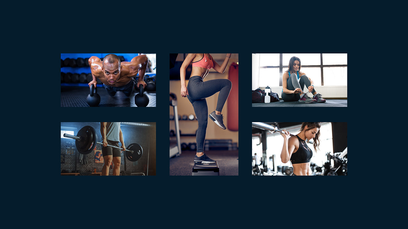 academia fitness logo marca personal saúde gym