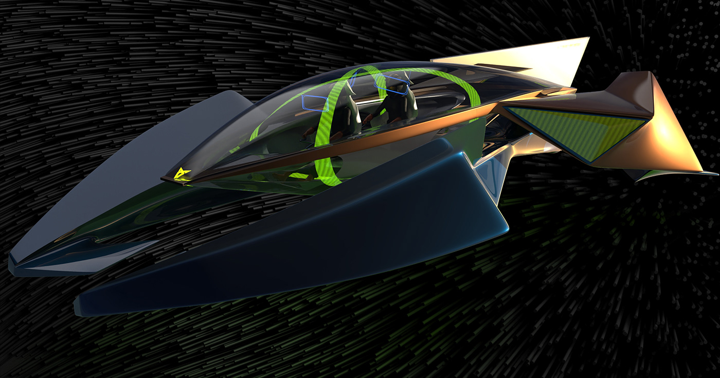 design Render car Transportation Design metaverse Virtual reality automotive   spaceship Racing artificial intelligence