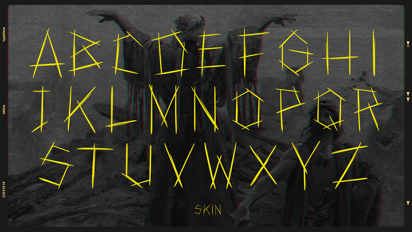 font font presentation hungarian lettering runes shaman taltos tipography Typeface weights