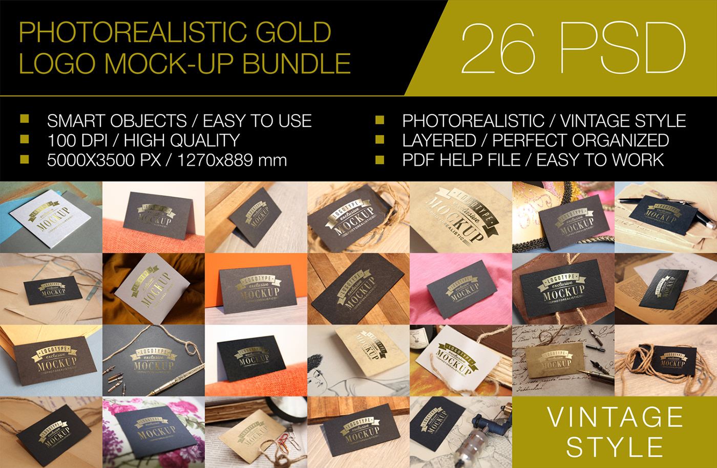 vintage mock-up vintage logo logo Mockup gold mockup gold golden golden mock up Mockup mock-up