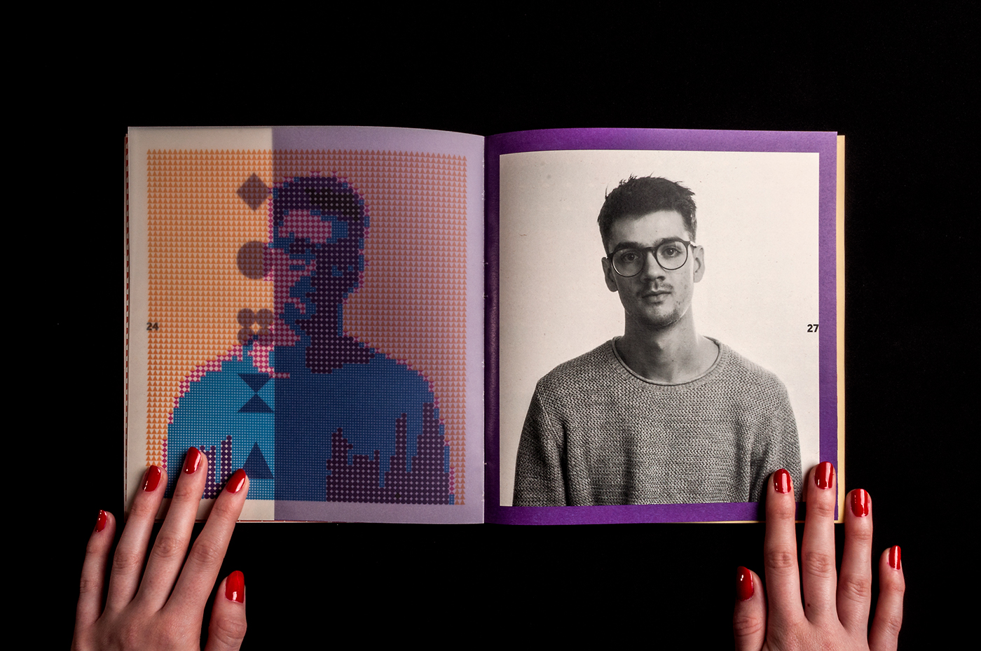 graphic design  photobook editorial generative personality Photography  binding book interactive kettle binding