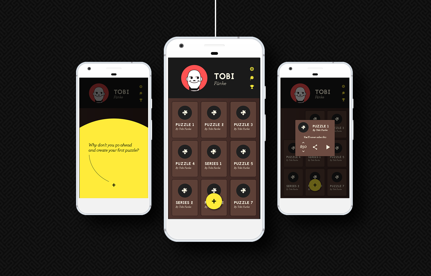design graphic design  Jigsaw app UI/UX Chester