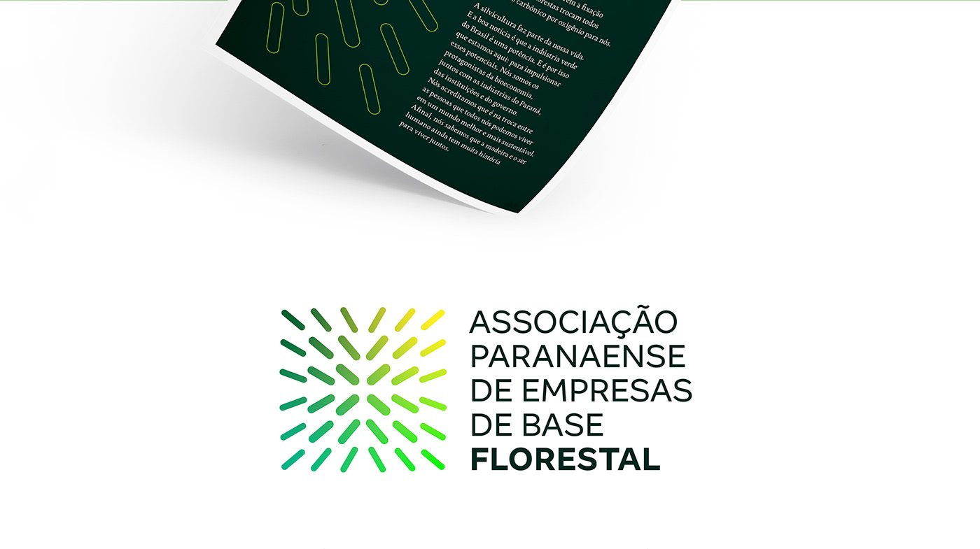branding  design floresta forest gradient green logo Nature reflorestamento symbol