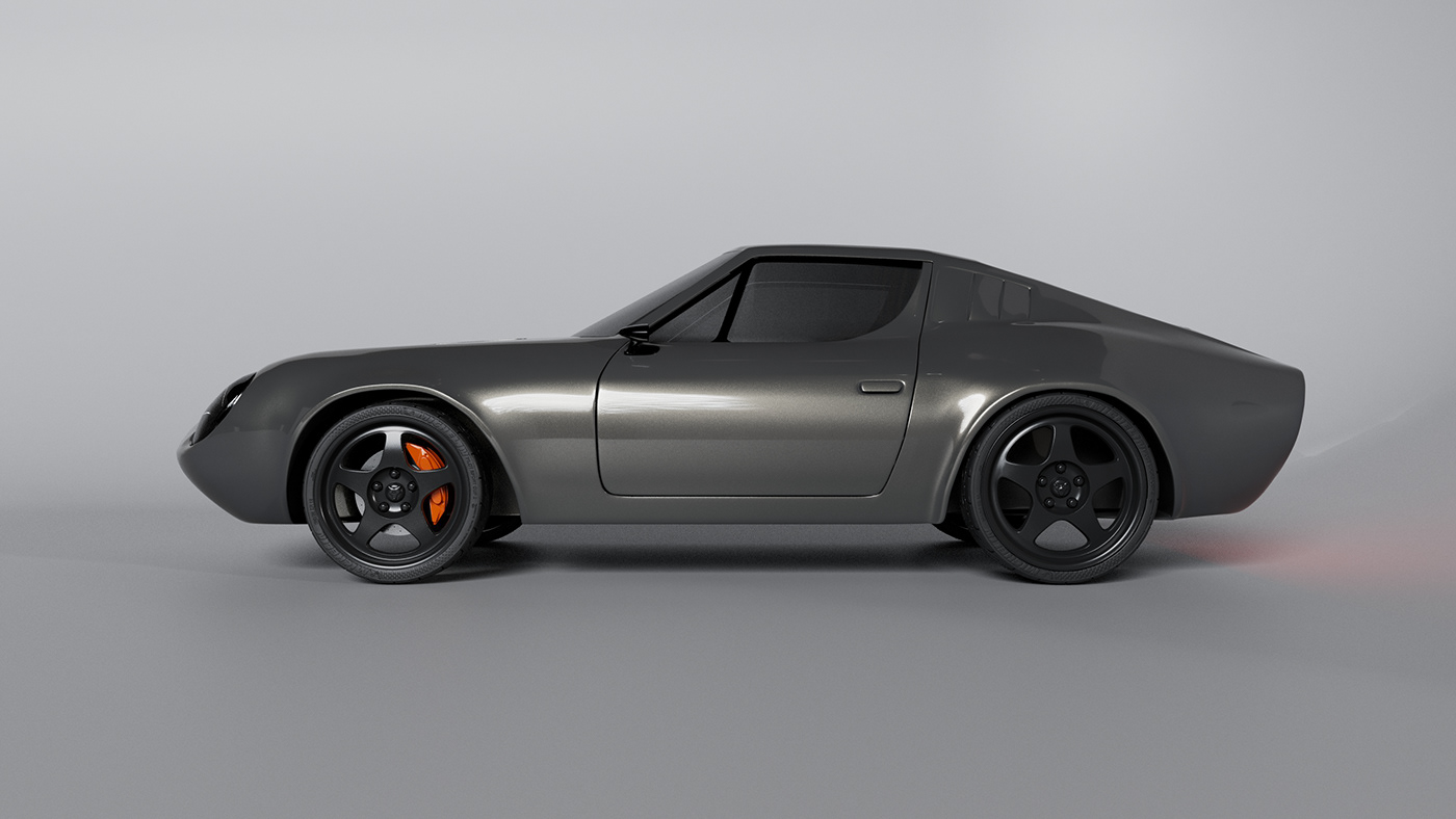 car Vehicle 3D Render Maya 3D Arnold Render Autodesk Pumagt