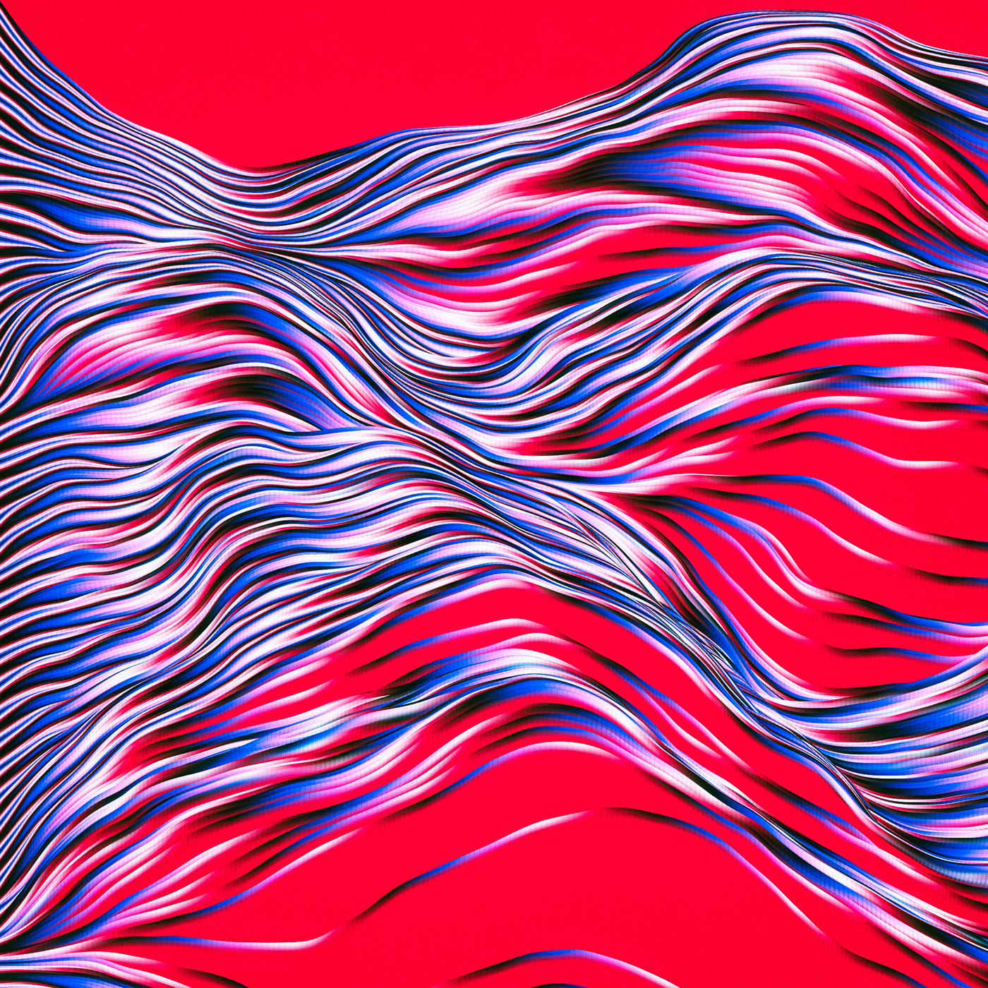 processing generative geometric abstract gradient