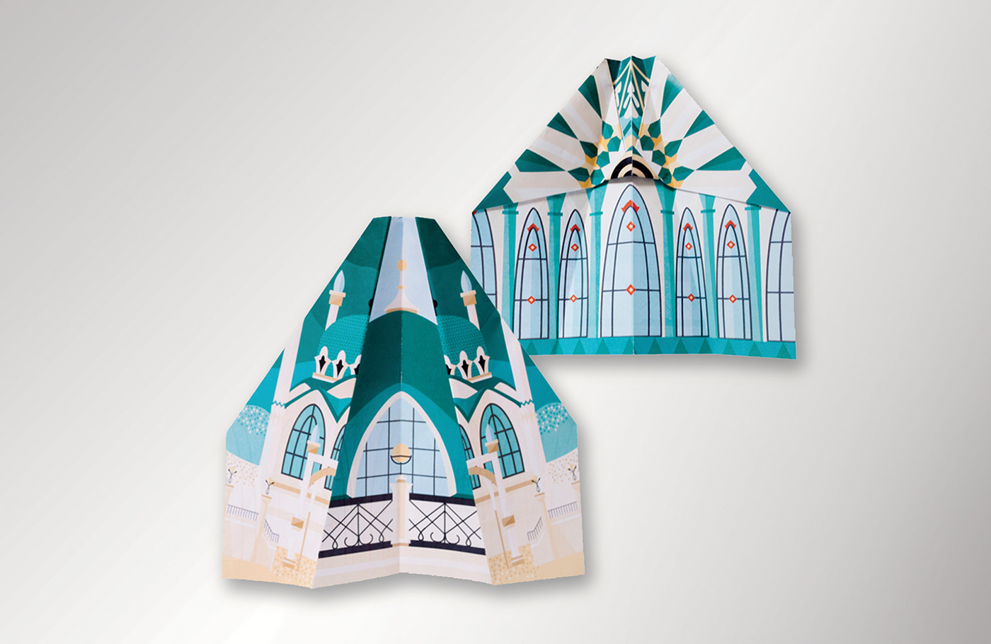 architecture art culture design ILLUSTRATION  origami  paper paper art papercraft shapes