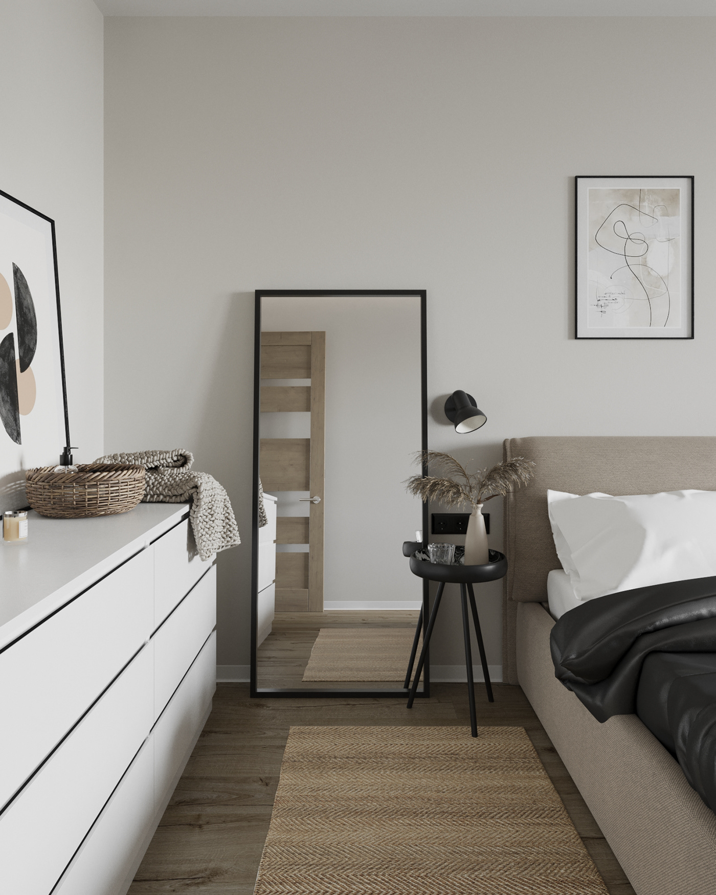 3ds max apartment architecturevisualization bedroom CGI corona render  Interior Architecture interior design  ukraine visualization