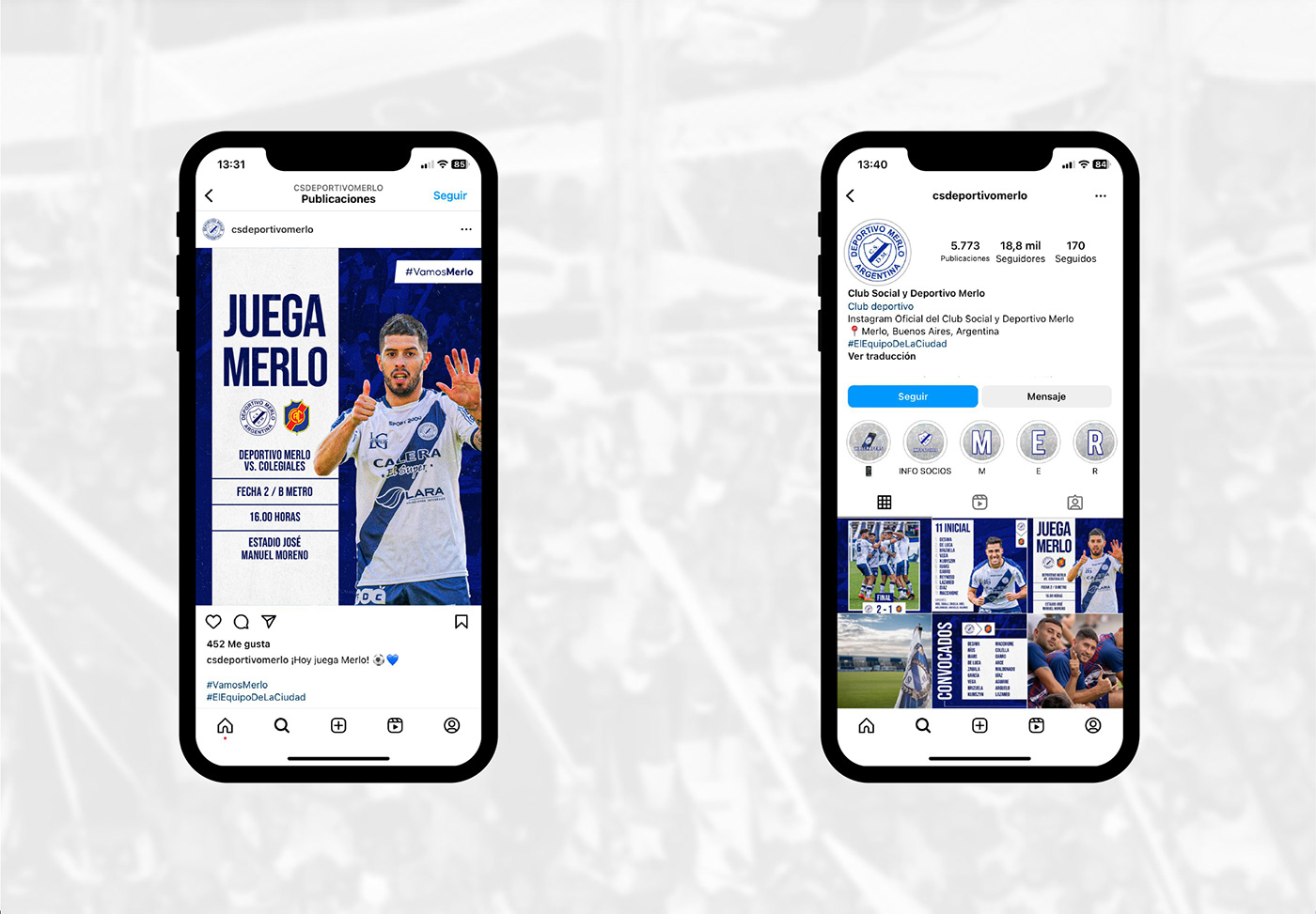 argentina Futbol futbol argentino social media sports Sports Design sports social media