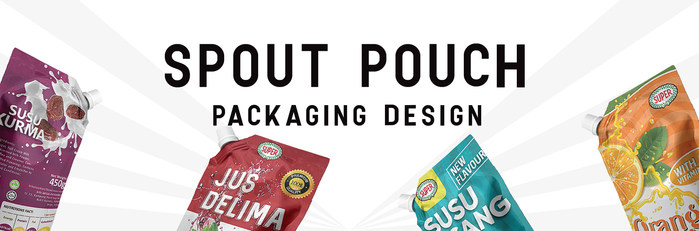 beverage concept drink graphic graphic design  Packaging packaging design product spout pouch