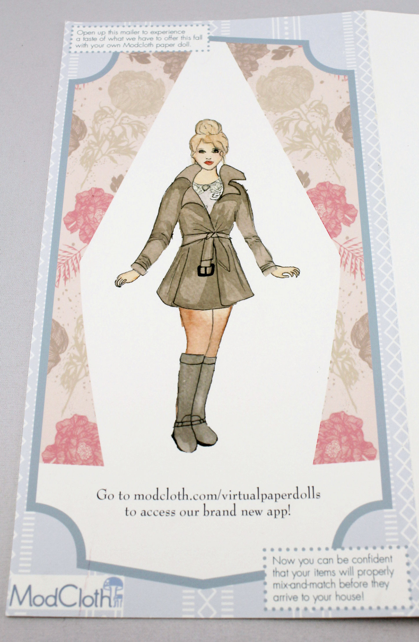 modcloth Direct mail app vintage watercolor Clothing