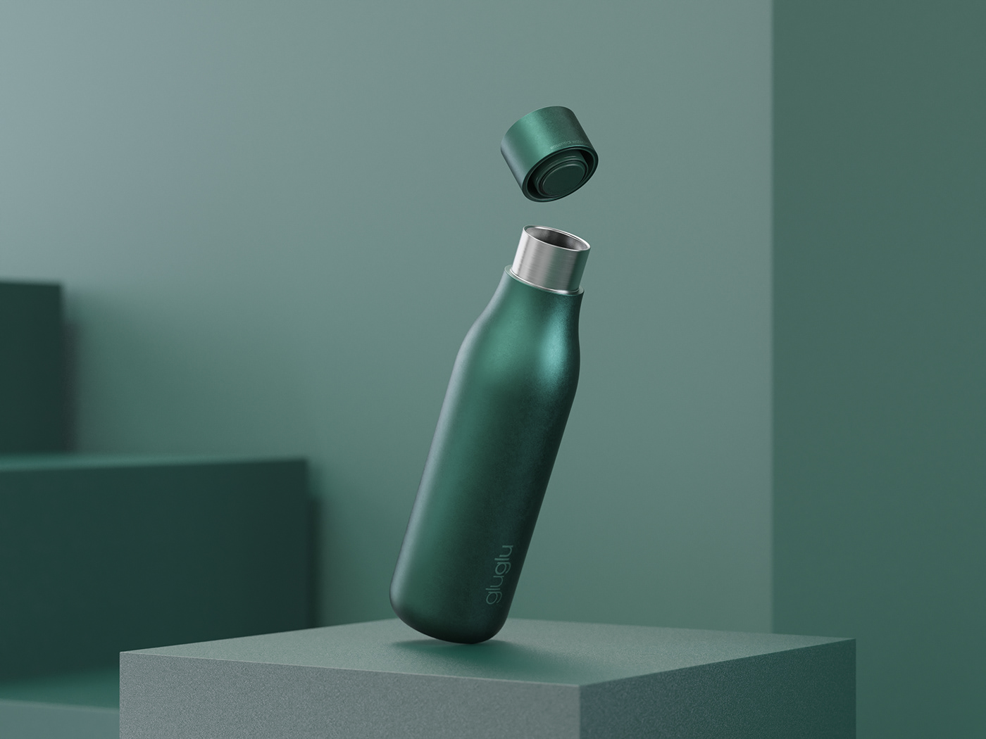 3D bottle design industrial industrial design  product product design  Render water Packaging