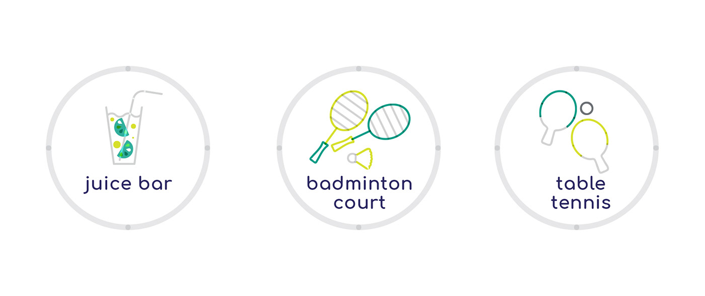 shuffle badminton racquet play Games sport chennai Interior Signage wayfinding