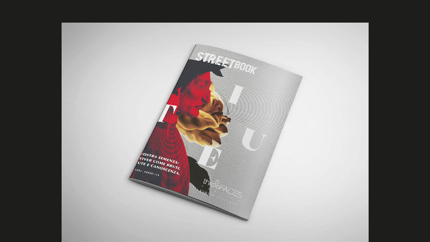 cover design dante editorial design  graphic design  Magazine Cover