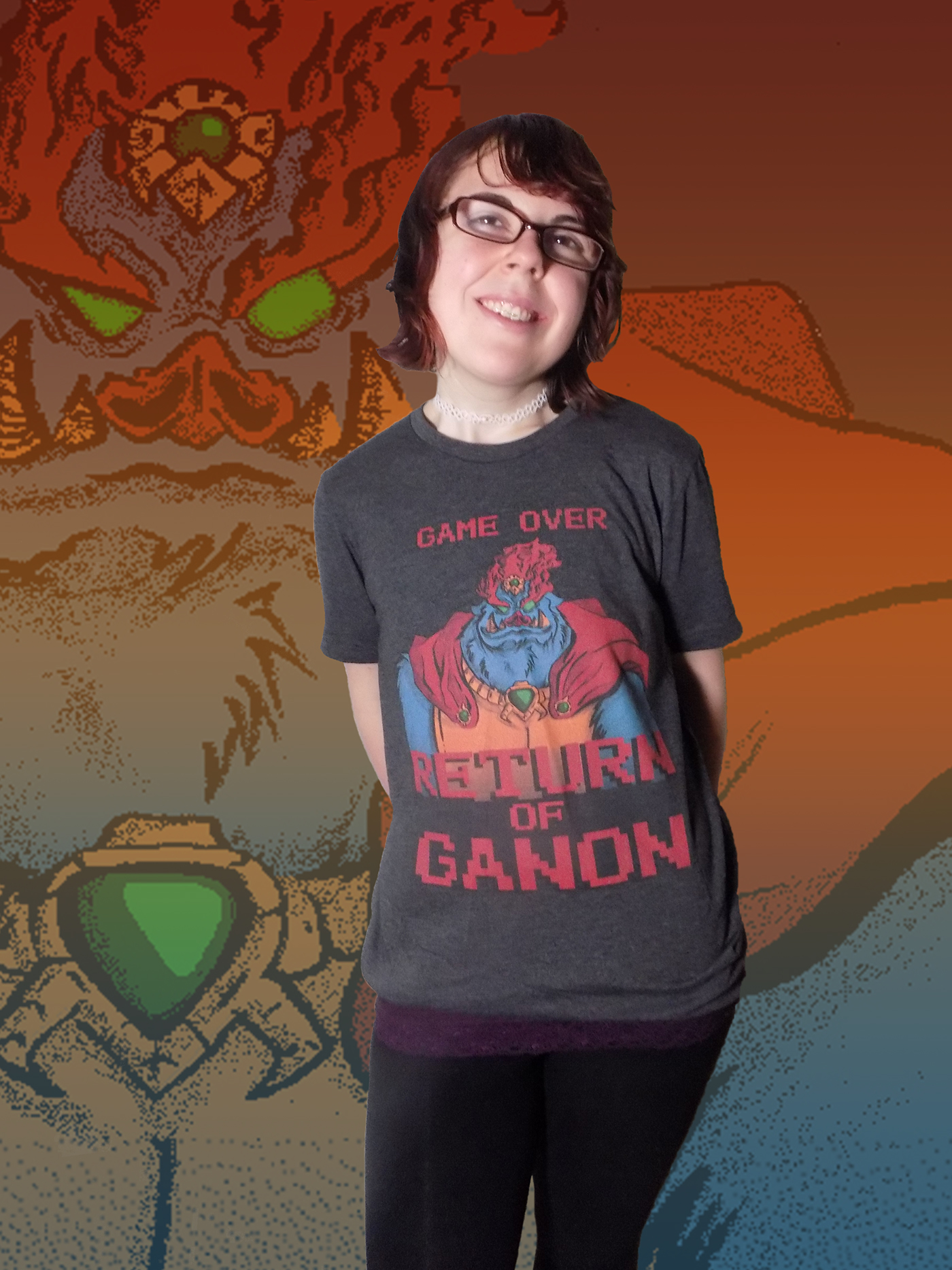 Ganon LOZ custom shirt Legend of Zelda video game NES Nintendo