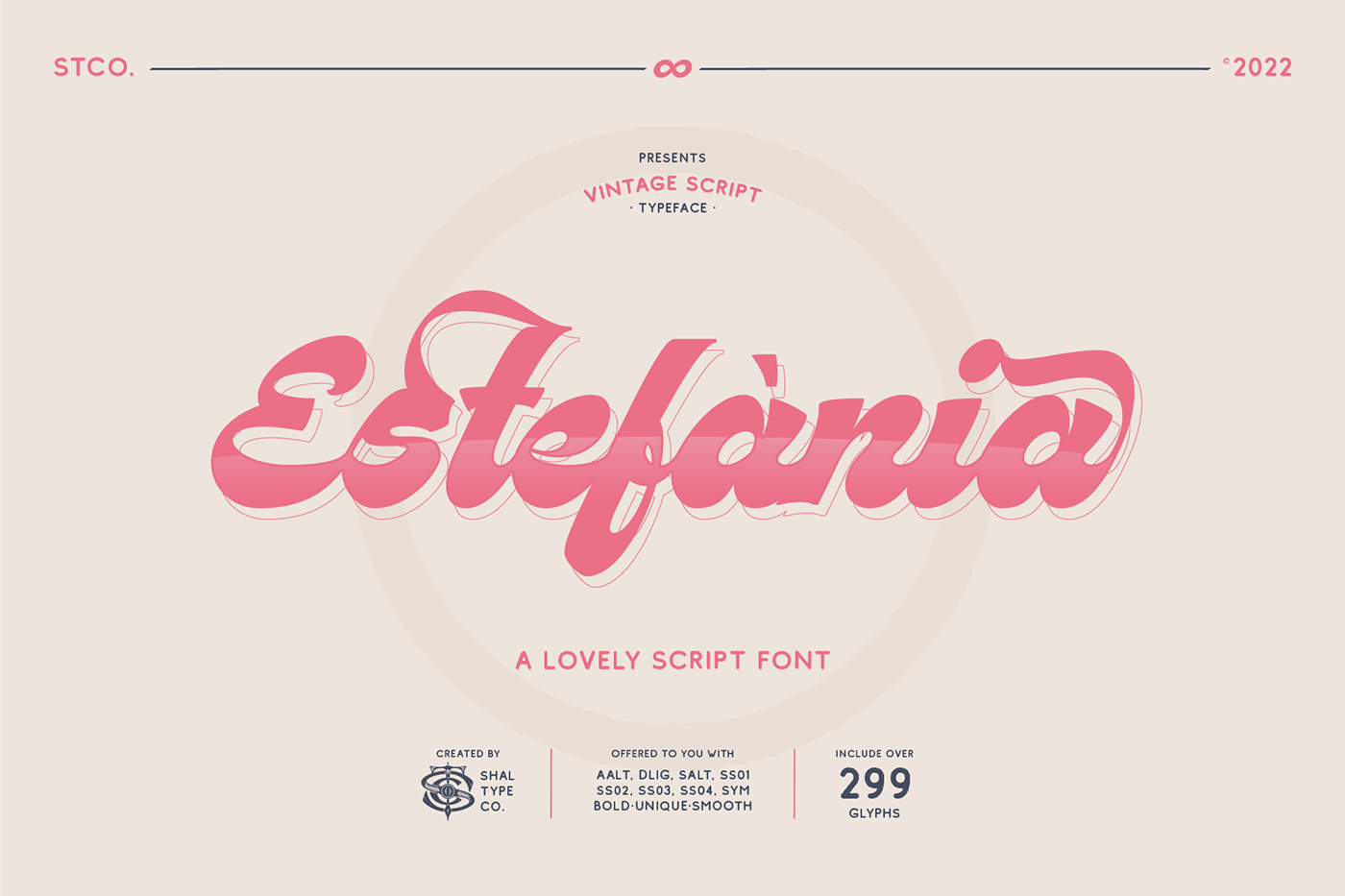 contemporary display typeface font design indonesia modern Retro shaltype stylish type design typography  