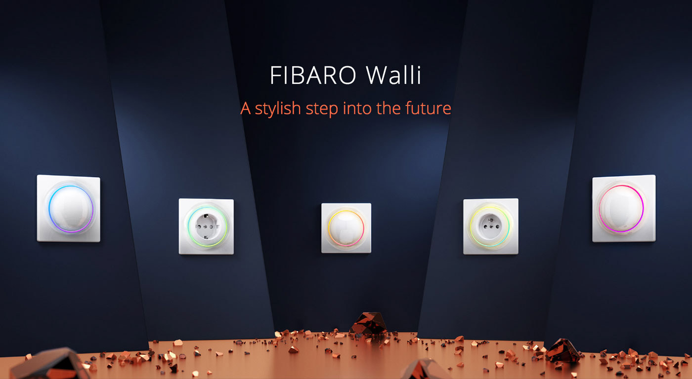 fibaro switch Smart Home light socket lights blinds Intelligent Home Walli