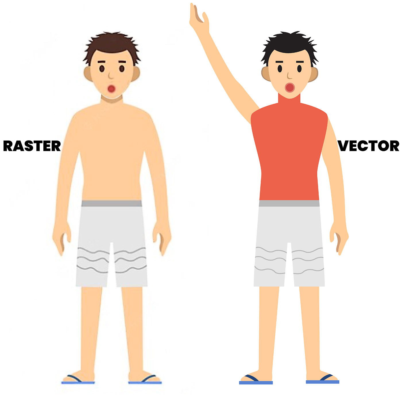 cartoon vector vector art Vector Illustration raster to vector Character design  Character raster vector vectorize vector tracing