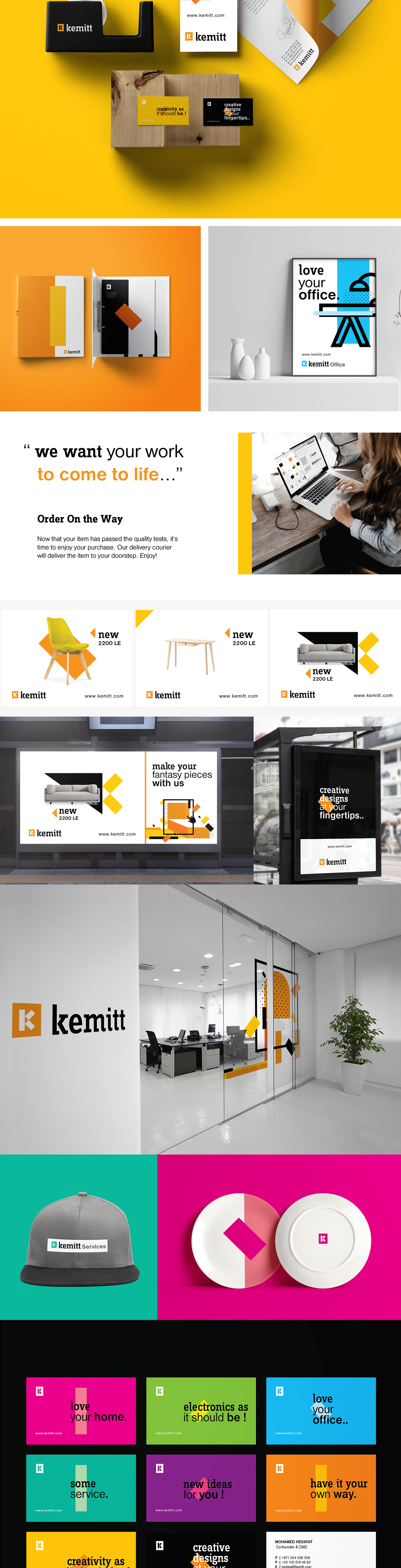 brand identity Interaction design  furniture e-commerce