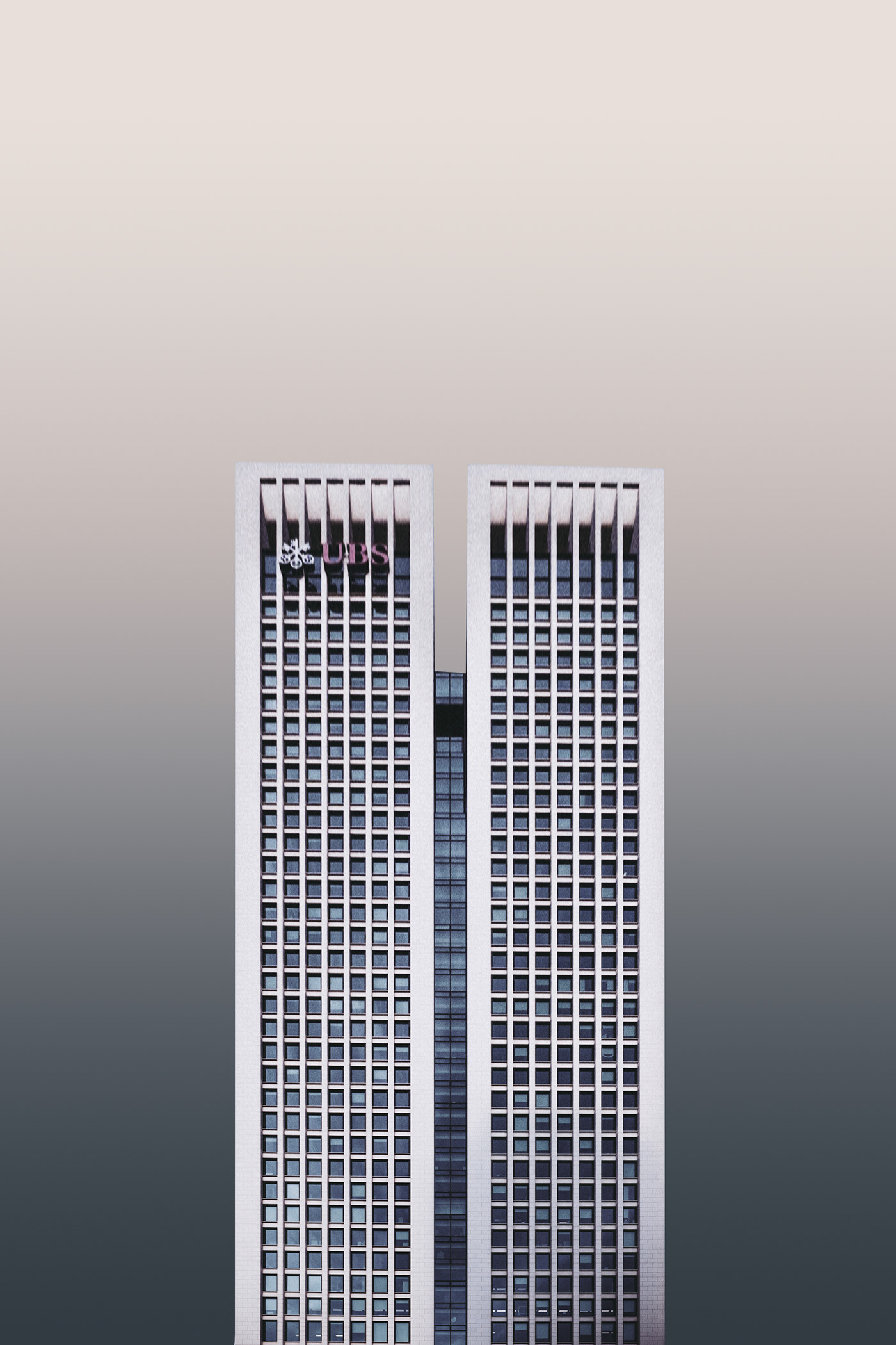 architecture building manipulated minimal photoshop