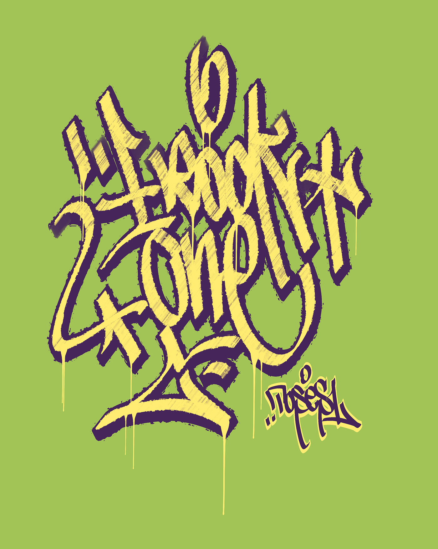 Graffiti Handstyle Procreate tagging tags