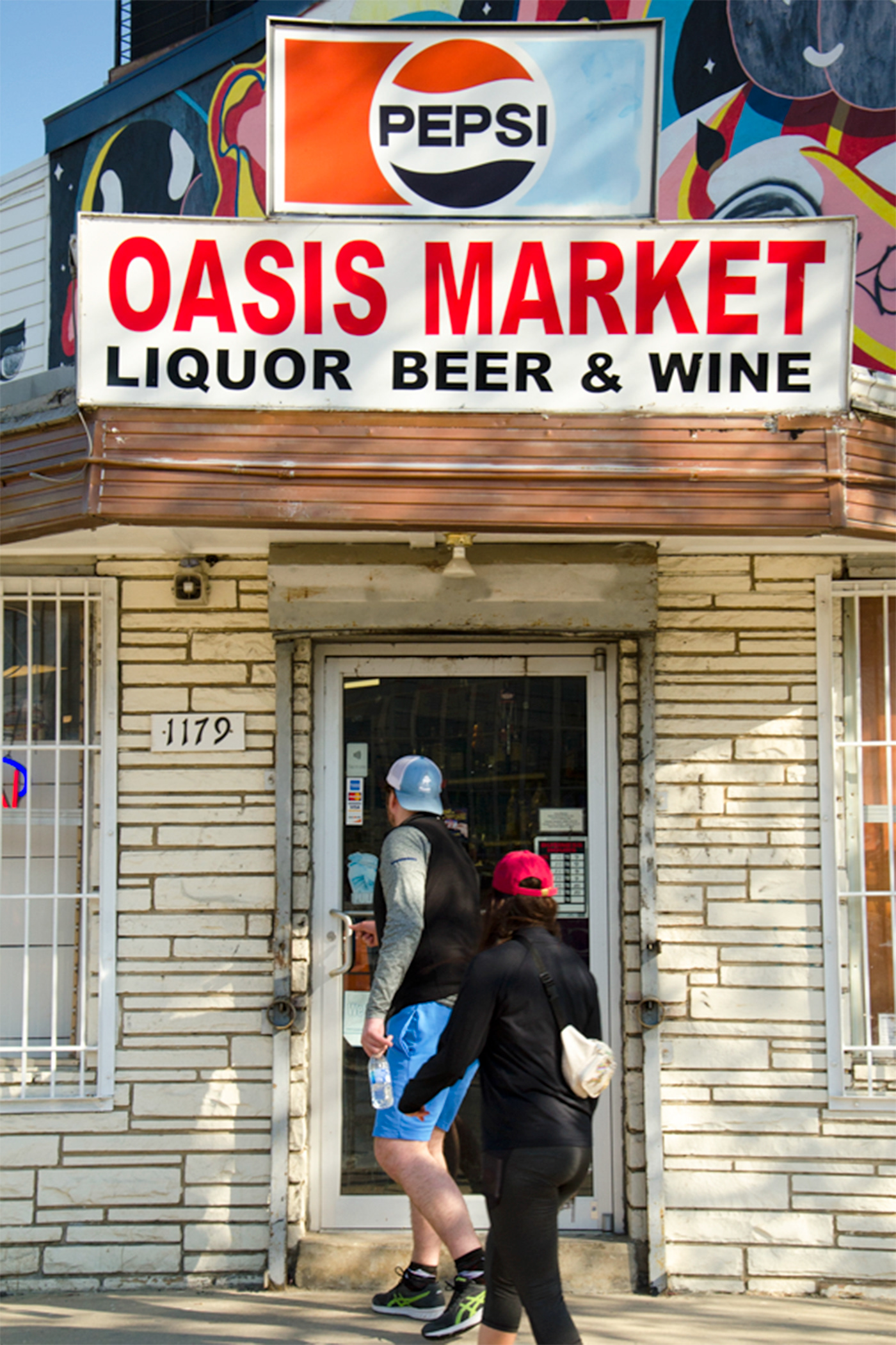Liquor stores remain open in Washington, D.C., during the coronavirus pandemic. They are deemed essential business operations by local officials. (Joseph Young)