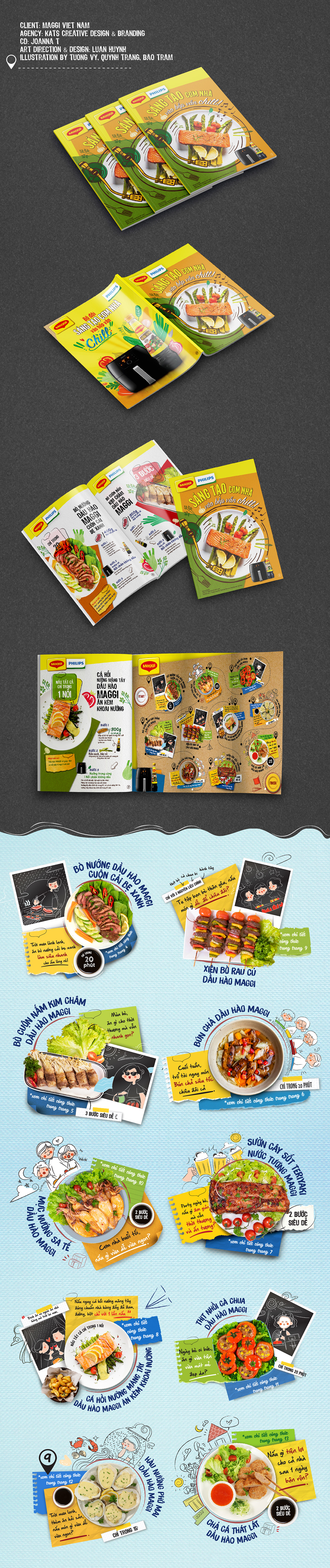 cookbook graphic design  ILLUSTRATION  Layout
