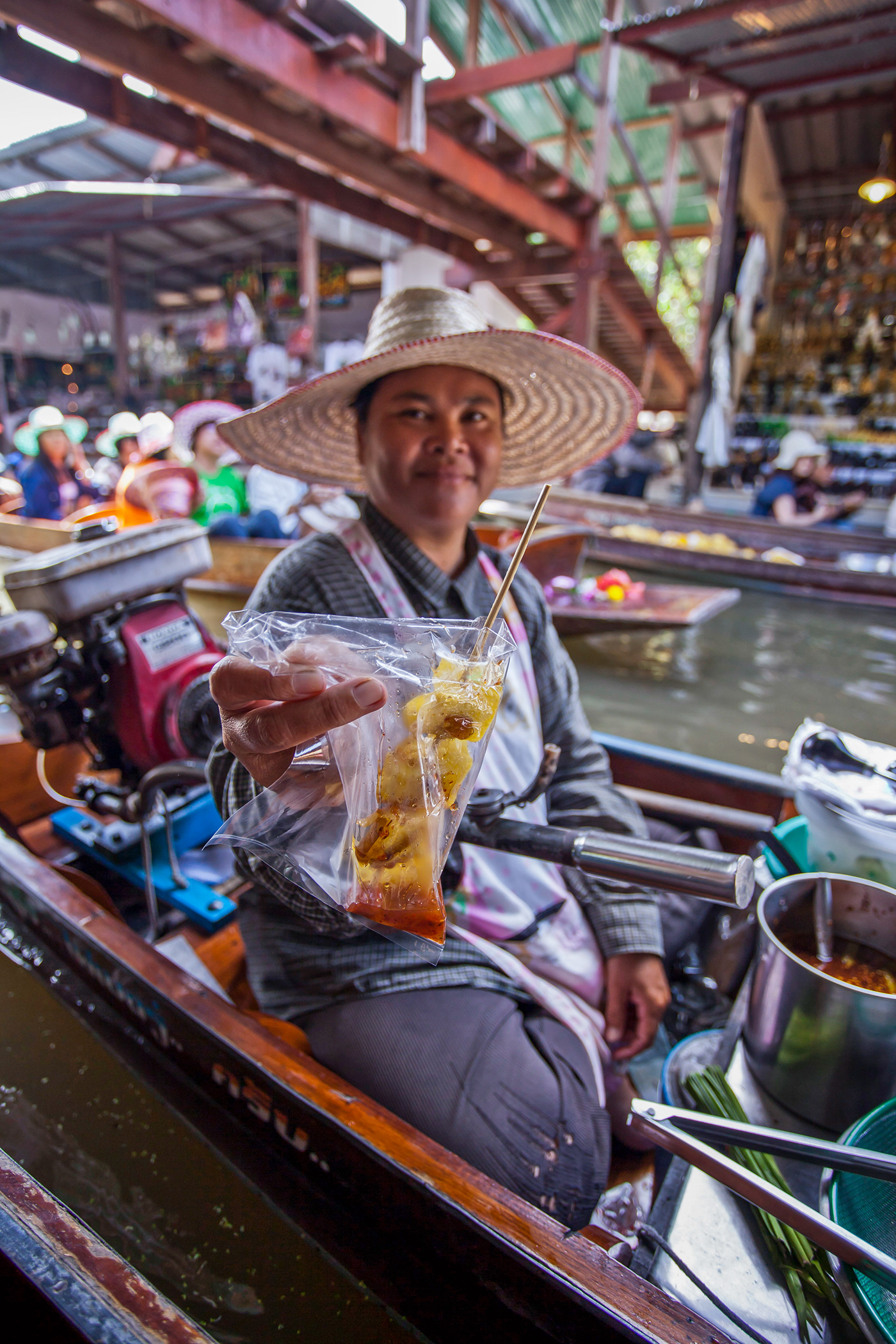 Bangkok Colourful  discover floating market Food  Holiday smile Thailand Travel tuk-tuk