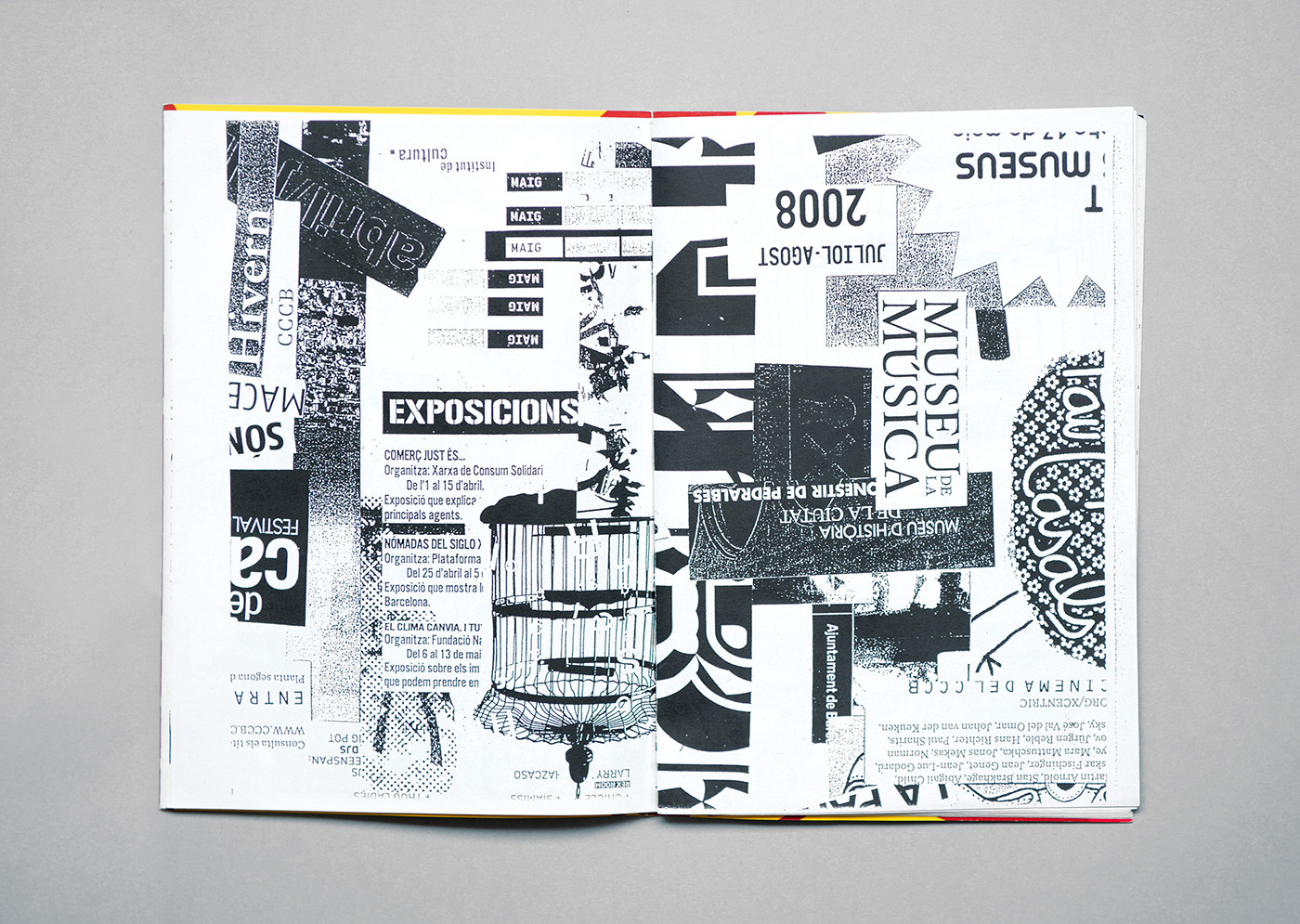 fanzine Xerox collage libros como churros barcelona elisava Zine 