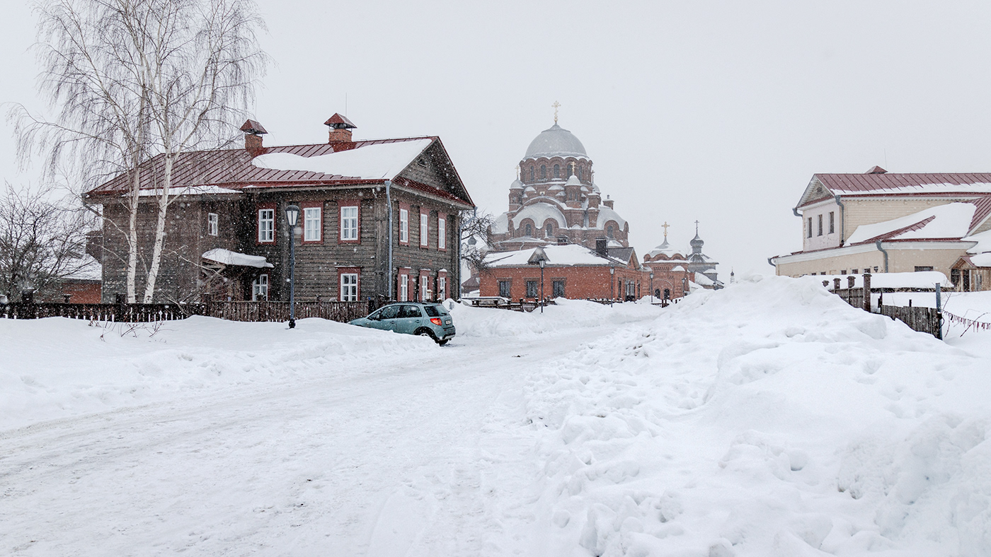 Photography  Landscape Russia Castle abbey church winter Travel