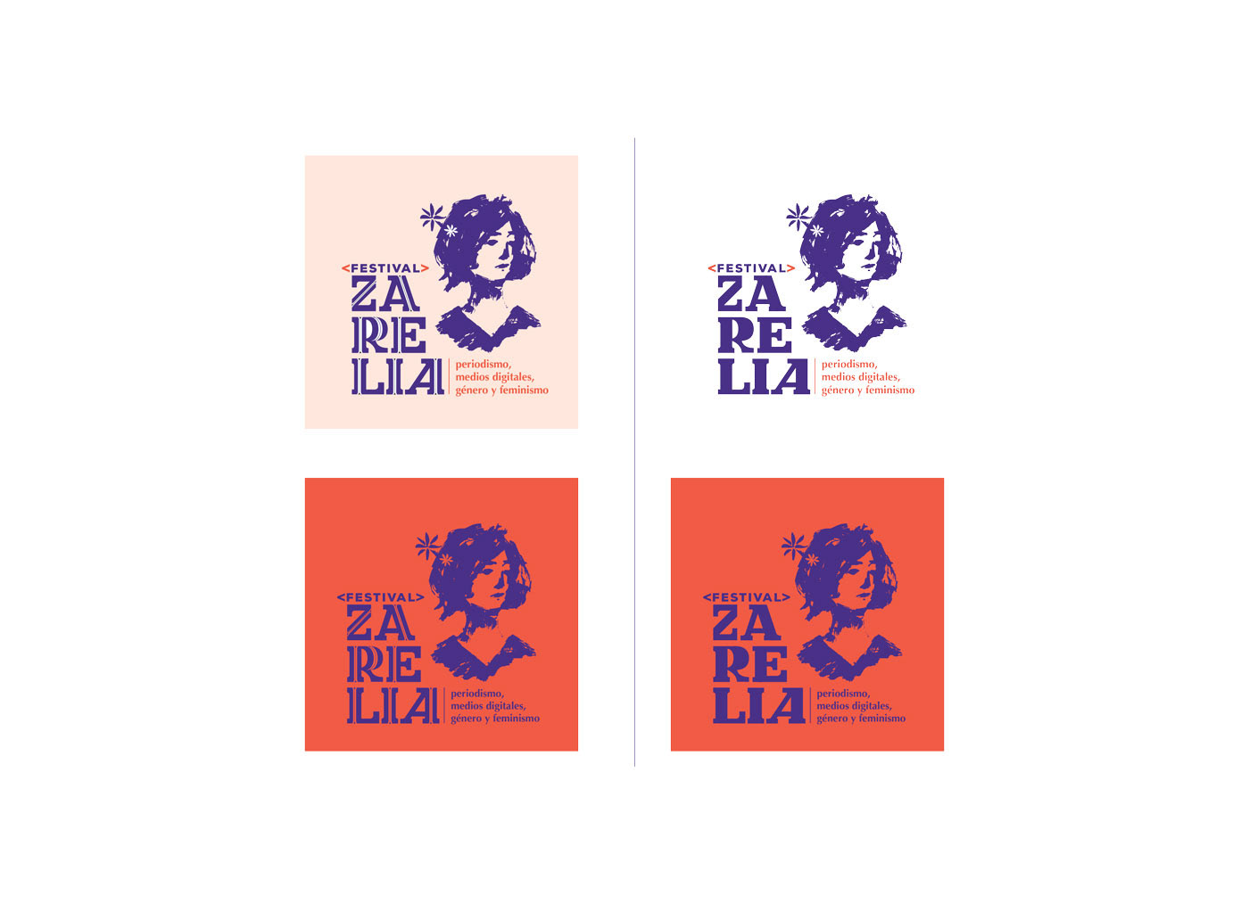 marca Logotipo woman feminismo feminism Periodismo journalism   Ecuador branding  lettering
