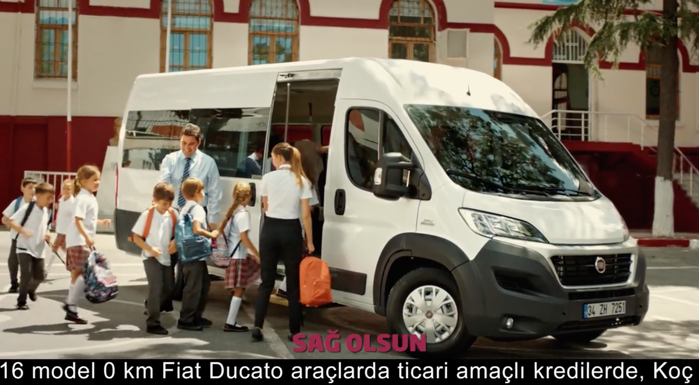 fiat ducato automobile automotive   minibus school Advertising  comercial