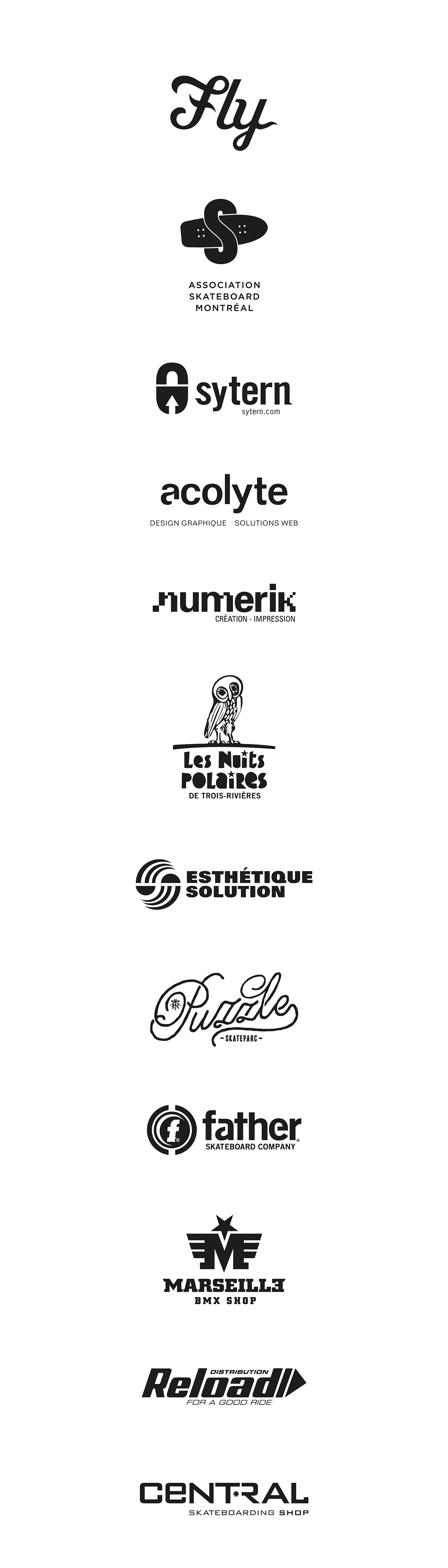Logo Association Skateparcs Montreal logos branding  logo design