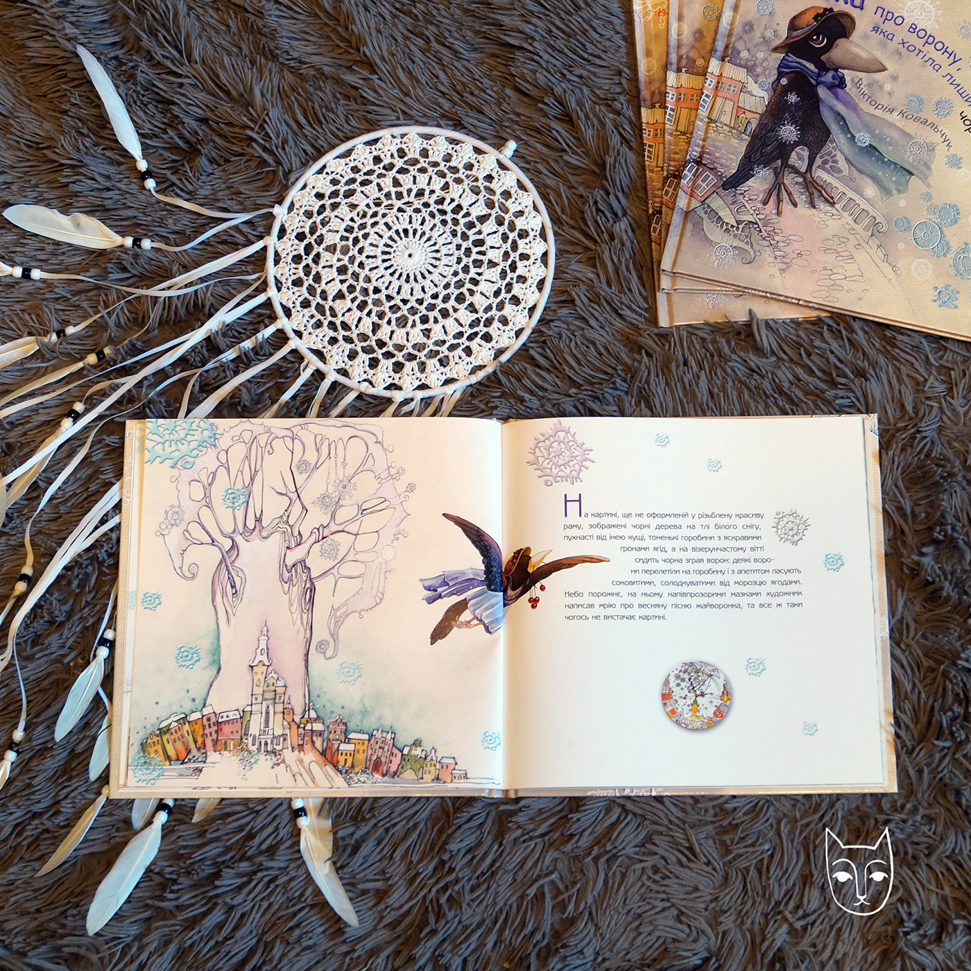 crow fairy tale story Illustrator