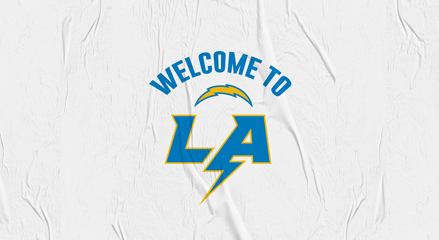 design chargers Los Angeles Chargers nfl NFL design  sports football SMSports Sports Design sports graphics