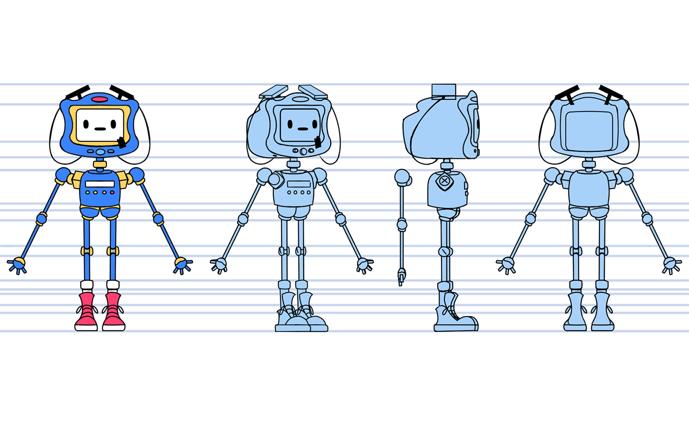 3d modeling Character design  characters storyboard turnarounds