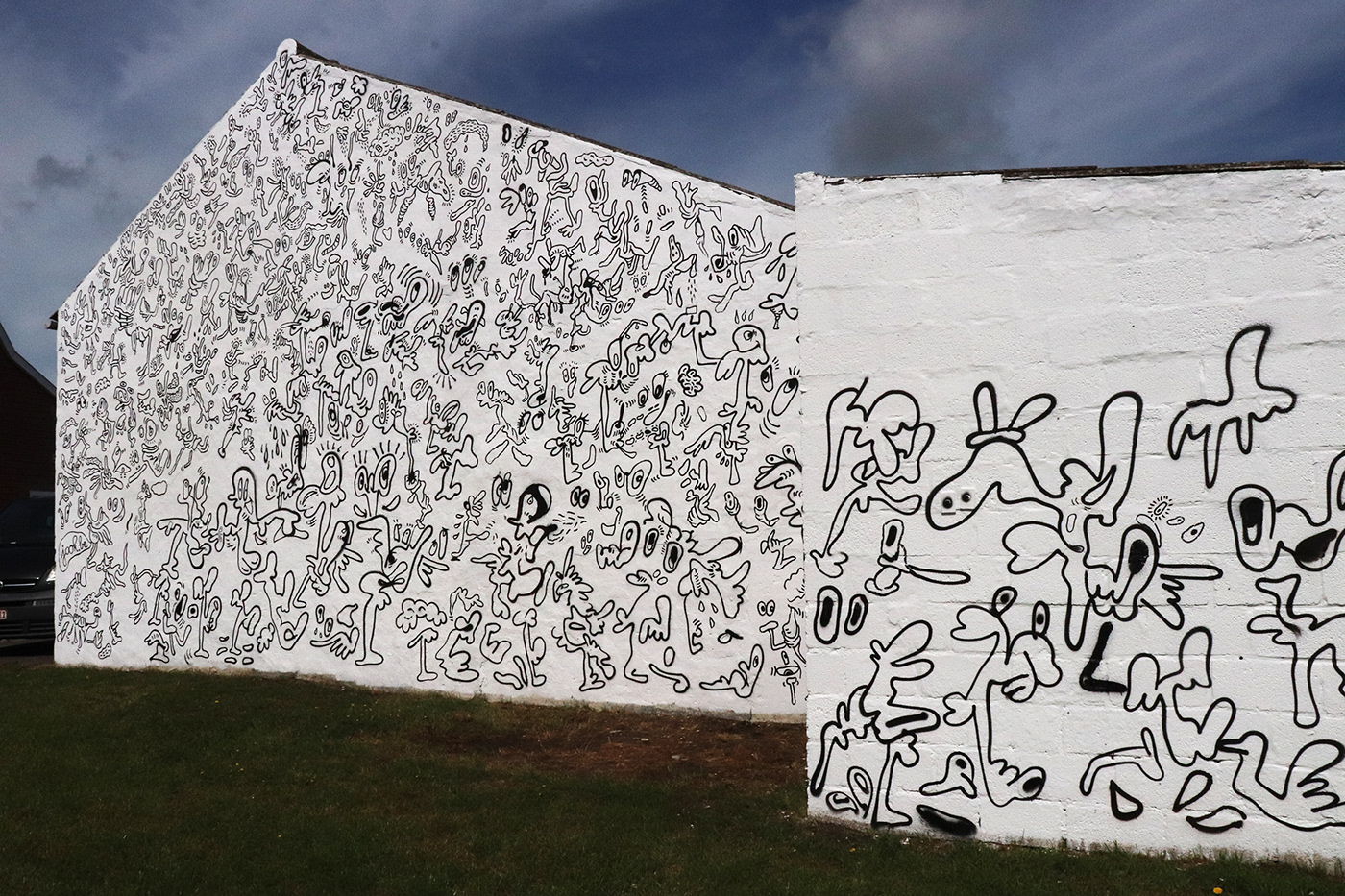 doodle mural doodling Keith Haring mr. doodle