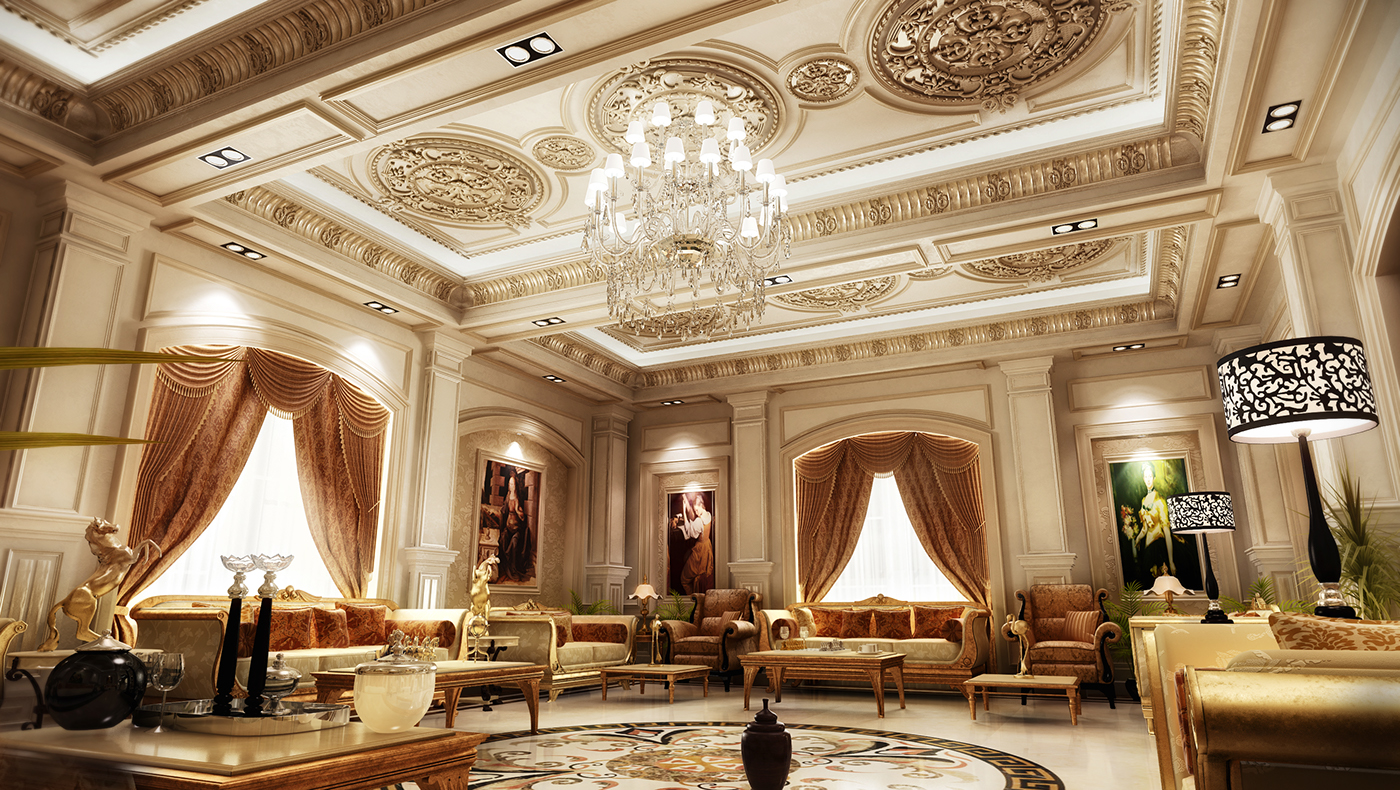  classic  interior  design in ksa on Behance