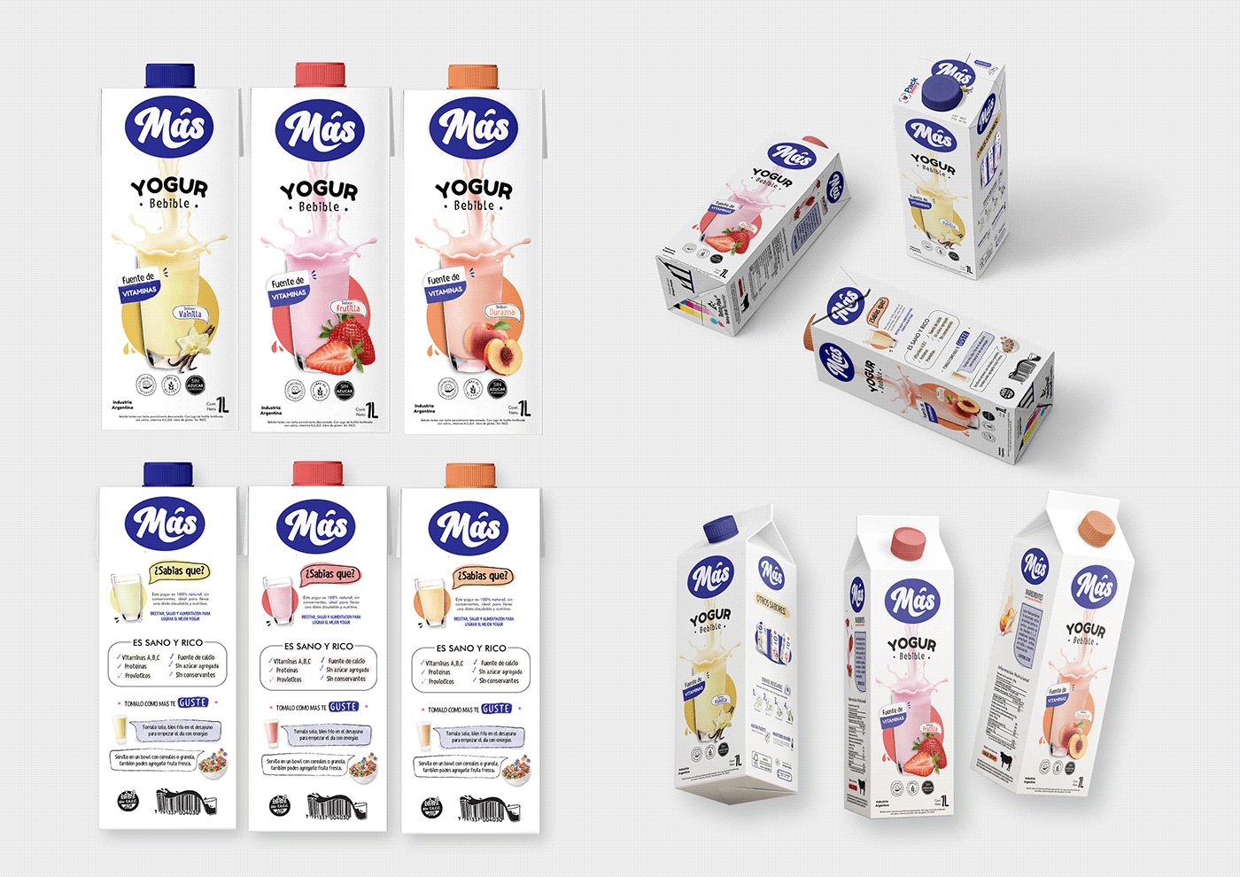 diseño gráfico Logo Design marca Packaging packaging design publicidad yoghurt yogur yogurt