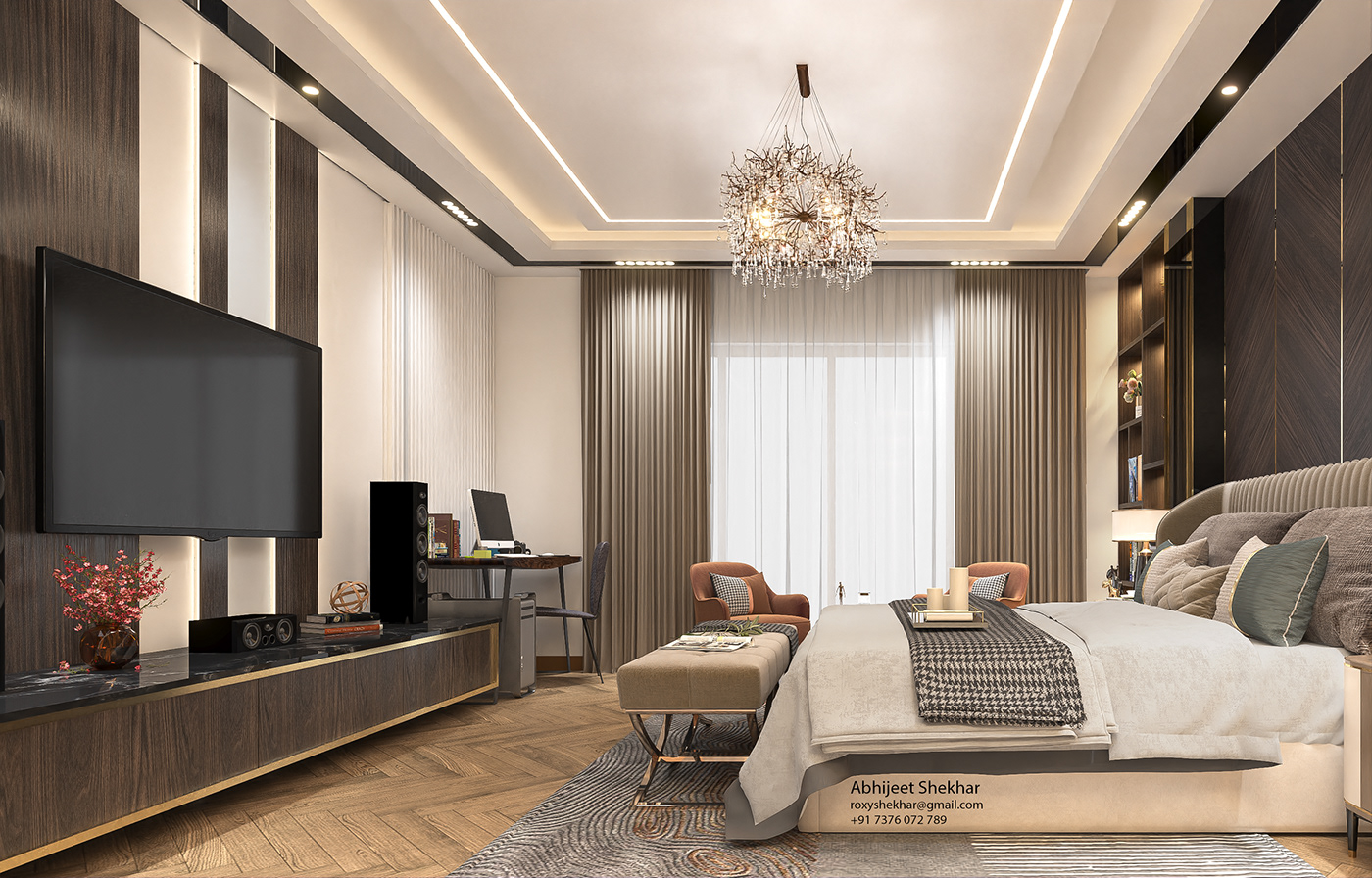 3D Rendering 3D Visualization bedroom bedroom design Bedroom interior bedroomdesign Interior interior design  interiordesign interiors