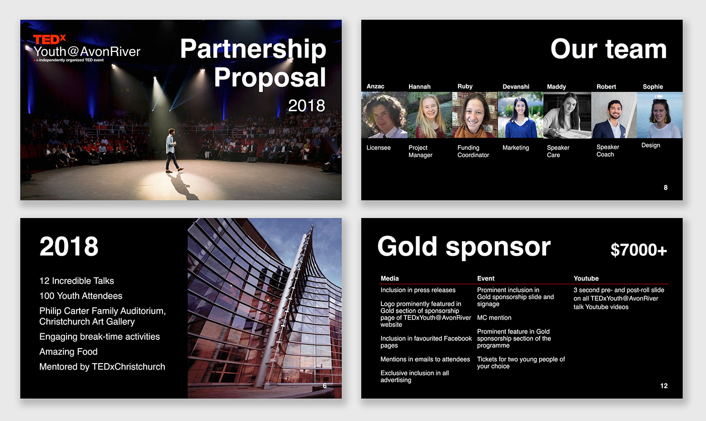 branding  graphic design  social media TEDx typography   Website Partner Deck