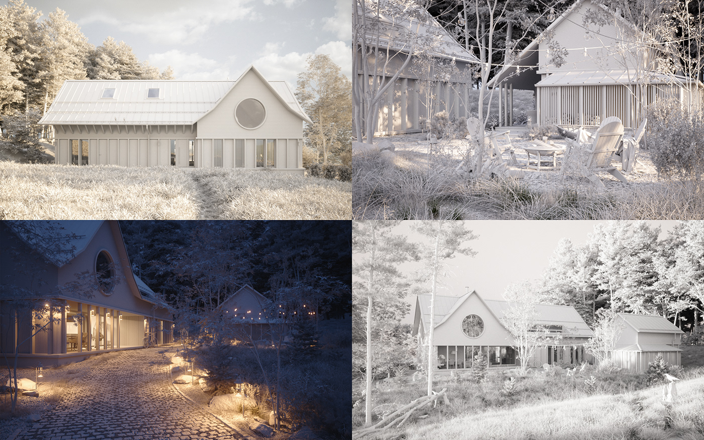 exterior Landscape land visualization Render rendering architecture forest visualiser architecturevisualization
